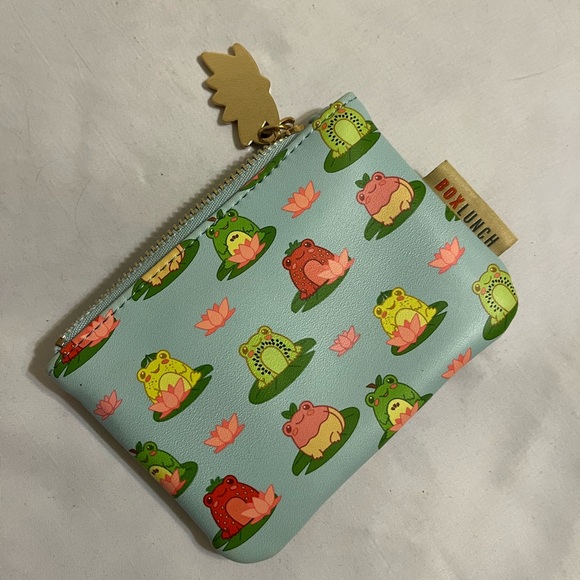 Frog Print Coin Pouch - Picture 2 of 3